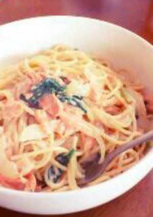 鮭とほうれん草のクリームパスタ*-レシピのメイン写真
