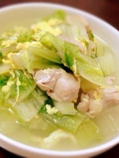 ぽかぽか♥︎生姜たっぷりとりスープ-レシピのメイン写真