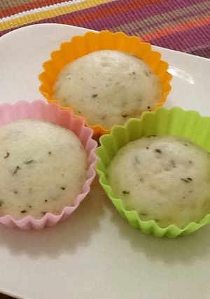 離乳食に、もちふわ蒸しパン(卵・油なし)-レシピのメイン写真