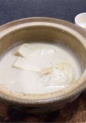 豆腐、豆乳、一人鍋-レシピのメイン写真
