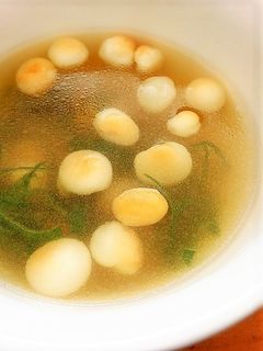 お麩とネギの生姜スープ-レシピのメイン写真