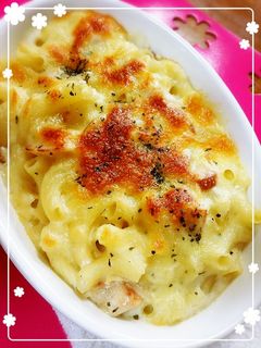 牛乳で簡単!マカロニグラタン♡-レシピのメイン写真