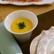 甘~い♪豆乳で、かぼちゃのポタージュ。