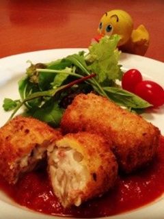 きのことベーコンのクリームコロッケ♪-レシピのメイン写真