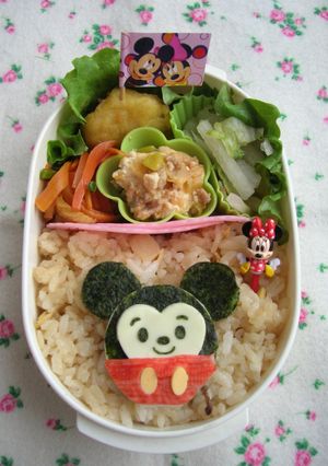 キャラ弁☆型抜きで簡単まんまるミッキー☆-レシピのメイン写真