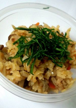 体の中からポカポカ生姜の炊き込みご飯-レシピのメイン写真