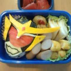 仮面ライダーガイム☆キャラ弁-レシピのメイン写真