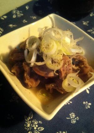 砂肝の旨塩煮♪-レシピのメイン写真