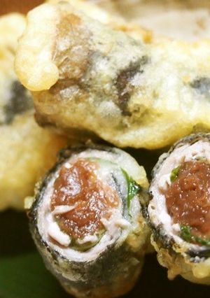 ♡サンマの梅シソロール揚げ♡-レシピのメイン写真