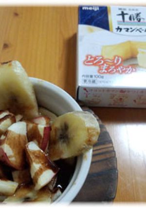 リンゴとバナナのココットカマン-レシピのメイン写真