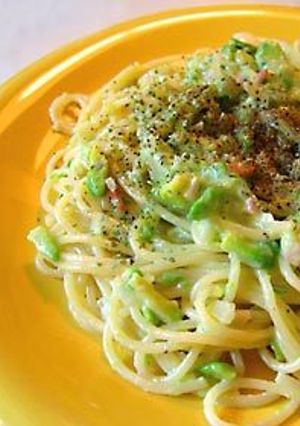 新緑のクリーミーアボガドパスタ-レシピのメイン写真