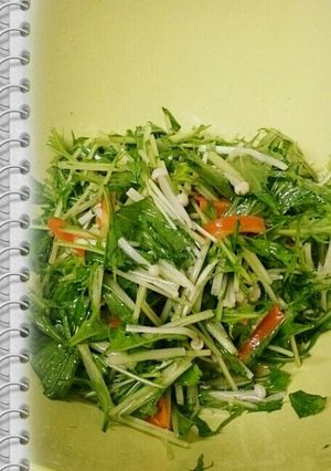 水菜のパパっとサラダ-レシピのメイン写真
