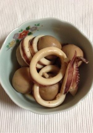 イカと里芋の煮物-レシピのメイン写真