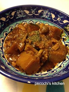 ☆麻婆風味のカボチャの煮物☆-レシピのメイン写真