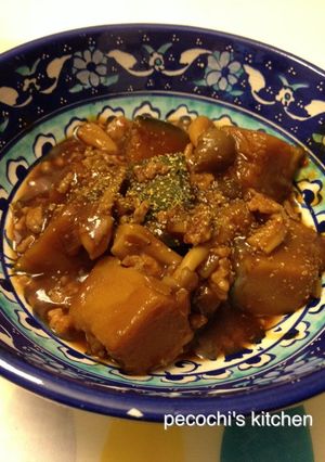 ☆麻婆風味のカボチャの煮物☆-レシピのメイン写真