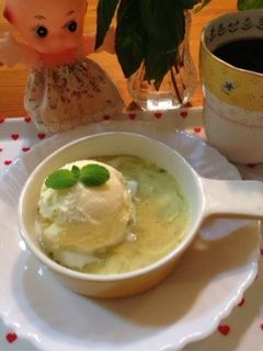 簡単!スイートポテト❤︎onアイス☻-レシピのメイン写真