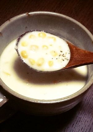 豆腐〜コーンポタージュ-レシピのメイン写真