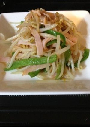 ハムともやしの炒め物-レシピのメイン写真