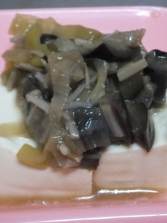豆腐×ナスとキノコのあんかけ-レシピのメイン写真