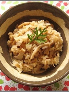 キノコの炊き込みご飯-レシピのメイン写真