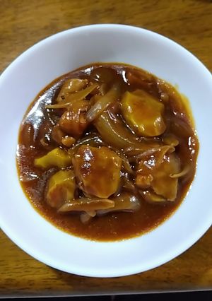 栗ごろごろ♪鶏ももの赤ワインデミグラスシチュー-レシピのメイン写真