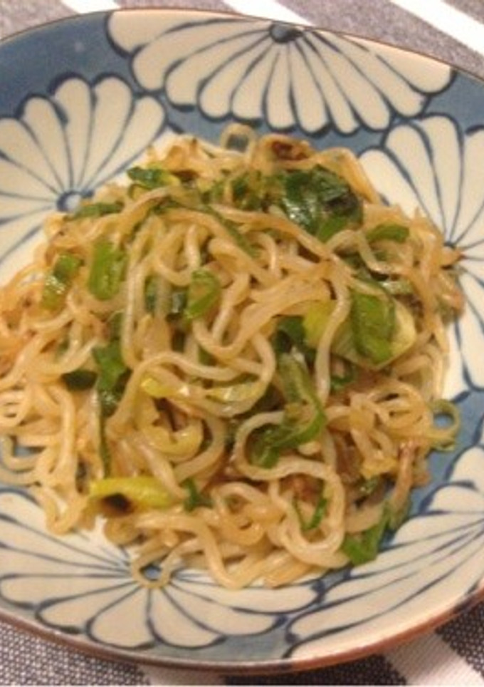 糸こんにゃくとネギの炒め物-レシピのメイン写真