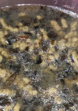 離乳食　7ヶ月　豚挽肉とひじきのあんかけ-レシピのメイン写真
