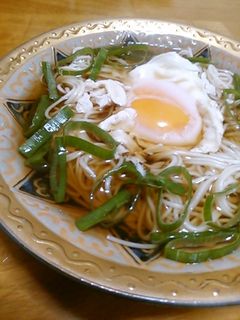 月見にゅうめん-レシピのメイン写真
