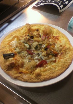 玉子焼きピザ-レシピのメイン写真