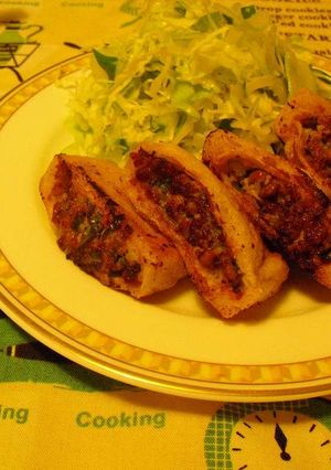 ひき肉と納豆詰め-レシピのメイン写真