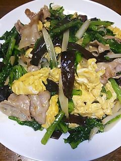 大根の葉とキクラゲの中華炒め-レシピのメイン写真