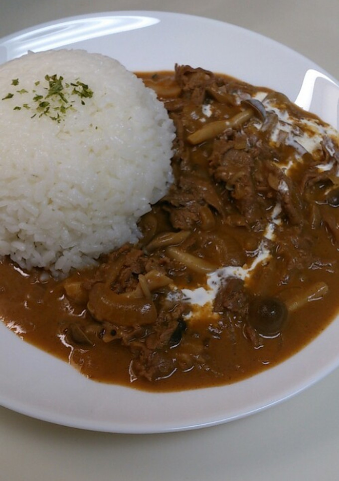 簡単♪きのこビーフストロガノフ-レシピのメイン写真