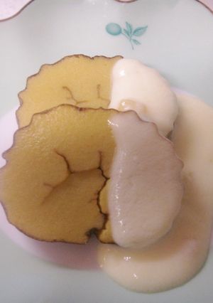 伊達巻ヨーグルトソース添え-レシピのメイン写真