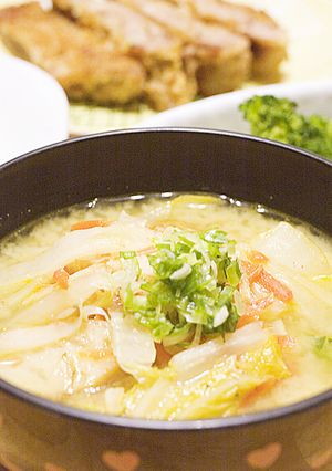 白菜のほっこりお味噌汁~ポッカポカ~-レシピのメイン写真