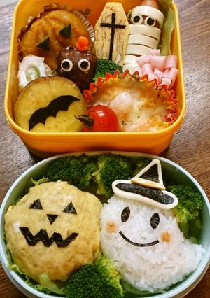 ☆★2013ハロウィンキャラ弁★☆-レシピのメイン写真