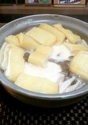 豆腐と油揚げの塩麹鍋-レシピのメイン写真