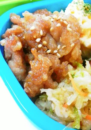 簡単豚肉の甘辛☆お弁当や豚丼肉サラダにも-レシピのメイン写真