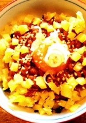 豪華納豆ご飯-レシピのメイン写真