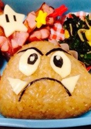 かんたん♪クリボーとスター☆のキャラ弁-レシピのメイン写真