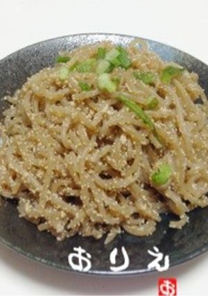 私のおつまみ♪しらたきタラコバター醤油♪-レシピのメイン写真