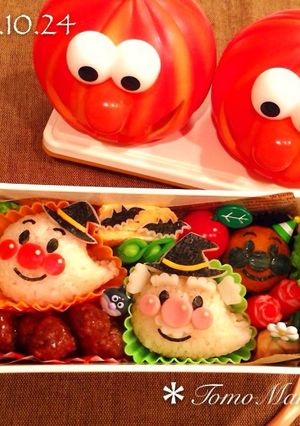 キャラ弁♥アンパンマン＆ジャムおばけ-レシピのメイン写真