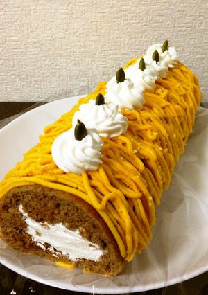 かぼちゃココアロール-レシピのメイン写真