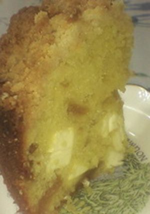 りんごとクリームチーズのクランブルケーキ-レシピのメイン写真