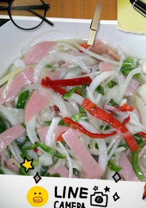 ハムと野菜のマリネ-レシピのメイン写真