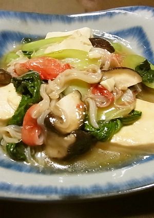 ☆　青梗菜と豆腐のシンプルな中華　☆-レシピのメイン写真