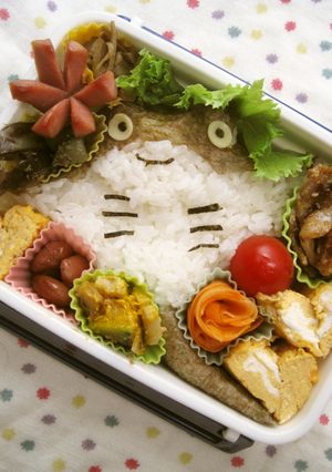 簡単キャラ弁☆水族館のエイ　（マンタ？）-レシピのメイン写真