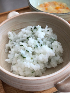 離乳食*磯の香りしらす粥-レシピのメイン写真