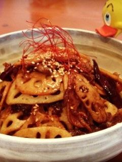 れんこんと牛肉のきんぴら♪-レシピのメイン写真
