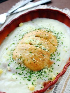 サーモン&きのこのパイ包みホワイトソース-レシピのメイン写真