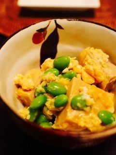 高野豆腐の卵とじ-レシピのメイン写真
